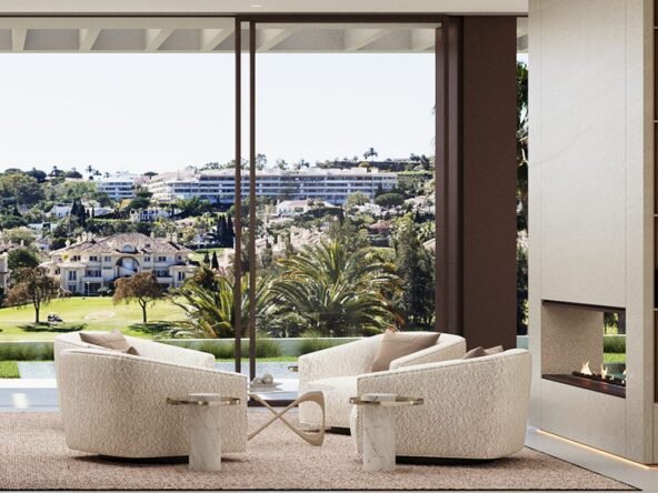 Frontline Golf Villa in Marbella – A Dream for Golf Lovers - Living Room - SK0063