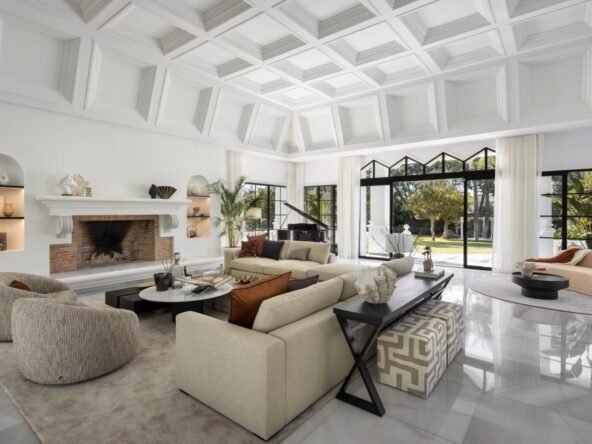 Majestic Andalusian Palace in Marbella – A Timeless Masterpiece - Living Room - SK0086