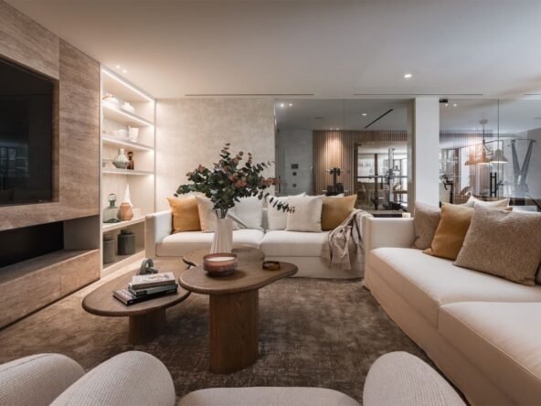 Modern Villa in Nueva Andalucía – A Blend of Luxury and Style - TV Room - SK0135